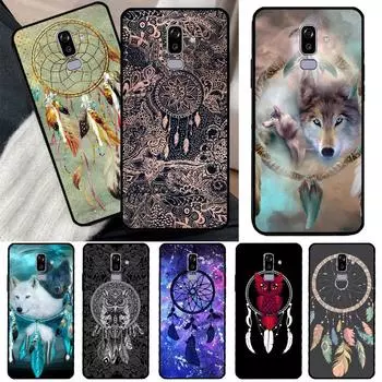 Чехол Dream Catcher Feather Wolf для Samsung J3 J5 J7 J1 A3 A5 2016 2017 J4 J6 Plus A6 A8 A7 A9 J8 2018 A3 2016 - A310
