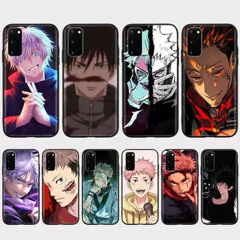 Чехол DT17Jujutsu Kaisen для iPhone 16 15 Plus 14 13 12 11 Pro 8 7 6S 6 SE 5S X XR XS Max Realme C30 C33 C31 9I Huawei P30 черный мягкий чехол Huawei P30 Pro бездна