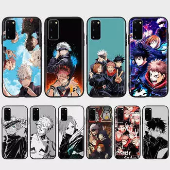 Чехол DT22 Jujutsu Kaisen для Samsung A04 A14 A23 A34 A54 M23 M33 M52 M53 Realme 10 9 C30S C35 C55 VIVO Y02S Y21 Y33S Y51 X80 Pro Прозрачный чехол Samsung A32 5G олений