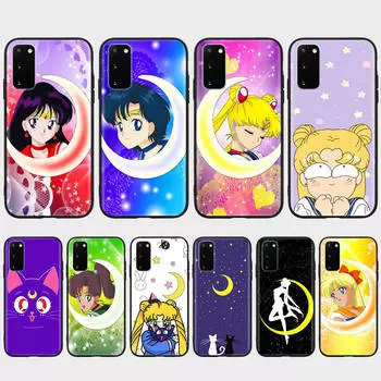 Чехол DT23 Sailor Moon для Xiaomi Poco X6 X4 M5 M6 F5 F6 C65 C55 C50 C51 C40 Redmi Note 7 8 14C A3X 13C 12C 11 10A 9C Pro черный мягкий чехол Xiaomi Mi 9T Pro бездна