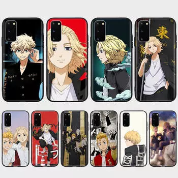 Чехол DT25 Tokyo Revengers для Xiaomi Poco X6 X4 M5 M6 F5 F6 C65 C55 C50 C51 C40 Redmi Note 7 8 14C A3X 13C 12C 11 10A 9C Pro черный мягкий чехол Redmi 10C кожа буйвола