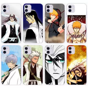 Чехол DT26 Bleach для Samsung A04 A14 A23 A34 A54 M23 M33 M52 M53 Realme 10 9 C30S C35 C55 VIVO Y02S Y21 Y33S Y51 X80 Pro Прозрачный чехол VIVO Y33S арлекин