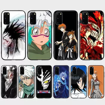 Чехол DT31 Bleach Anime для Samsung A04 A14 A23 A34 A54 M23 M33 M52 M53 Realme 10 9 C30S C35 C55 VIVO Y02S Y21 Y33S Y51 X80 Pro Прозрачный чехол Samsung A42 5G коричневато-жёлтый