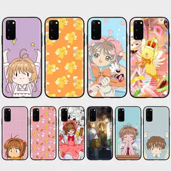 Чехол DT39 Cardcaptor Sakura для Samsung A04 A14 A23 A34 A54 M23 M33 M52 M53 Realme 10 9 C30S C35 C55 VIVO Y02S Y21 Y33S Y51 X80 Pro Прозрачный чехол Samsung A13 4G бездна