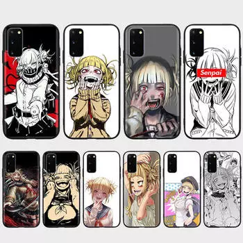 Чехол DT3 Hero Academia Toga для iPhone 16, 15 Plus, 14, 13, 12, 11 Pro, 8, 7, 6S, 6 SE, 5S, X, XR, XS Max, Realme C30, C33, C31, 9I, Huawei P30, черный, мягкий чехол iPhone XS Max коричневато-жёлтый