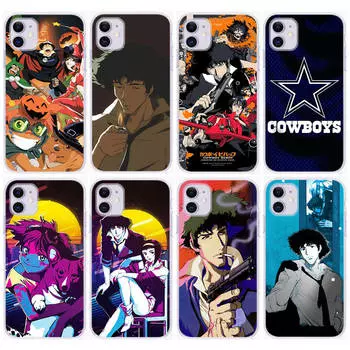 Чехол DT45 Cowboy Bebop для Samsung A04 A14 A23 A34 A54 M23 M33 M52 M53 Realme 10 9 C30S C35 C55 VIVO Y02S Y21 Y33S Y51 X80 Pro Прозрачный чехол Tecno POP 4 арлекин