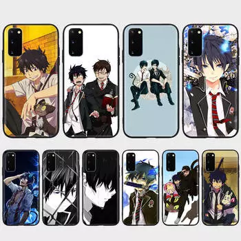 Чехол DT48 Blue Exorcist для OPPO Reno 8 6 5 4 Pro Find X3 A17 A31 A38 A40 A53 A54 A55 A74 A76 A78 A77 A80 A94 A95 A96 Lite, черный, мягкий чехол OPPO A96 4G гагат