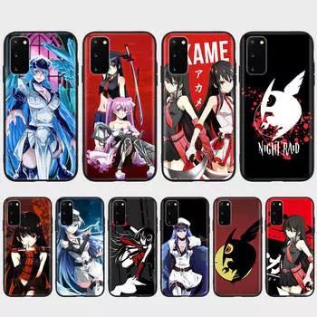 Чехол DT50 Akame Ga Kill для iPhone 16 15 Plus 14 13 12 11 Pro 8 7 6S 6 SE 5S X XR XS Max Realme C30 C33 C31 9I Huawei P30 черный мягкий чехол Samsung S7 Edge капри