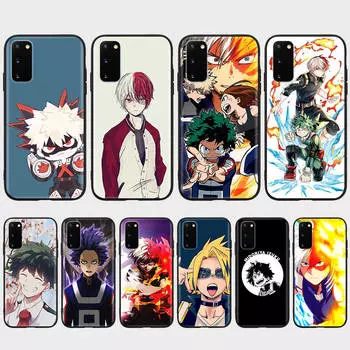 Чехол DT7 Hero Academia для Xiaomi Poco X6 X4 M5 M6 F5 F6 C65 C55 C50 C51 C40 Redmi Note 7 8 14C A3X 13C 12C 11 10A 9C Pro черный мягкий чехол Xiaomi Poco F2 Pro кожа буйвола