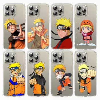Чехол E-37 Naruto Ainime для Samsung A04S A05 A14 A06 A51 A15 A16 A12 S20 S21 S24 Ultra A55 A54 OPPO Reno 8 5 A22 A23 A25 A35 A34 A52 A11 Samsung A15 эбеновый