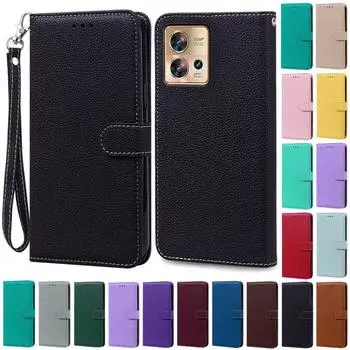 Чехол Edge 30 Fusion для Motorola Edge 30 Pro, чехол Ultra Wallet, кожаный флип-чехол для Motorola Moto Edge 30 Neo, чехол Funda For Moto Edge 30 темно-красного