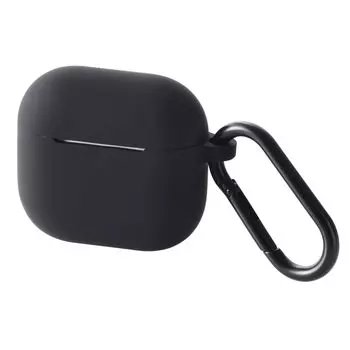 Чехол ELECOM AirPods 4-го поколения с активным шумоподавлением, силиконовым чехлом AirPods, совместимым с зарядкой MagSafe, черный AVA-AP06SCBK
