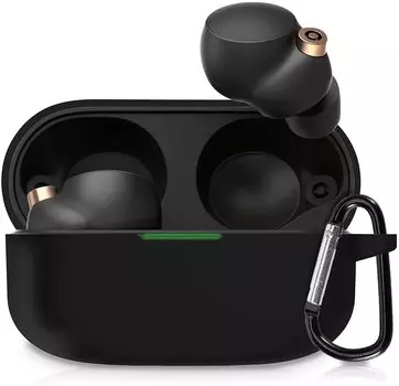 Чехол ELYBYYLE для WF-1000 XM4, силиконовый защитный чехол для беспроводных наушников Sony WF-1000