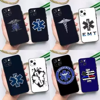 Чехол Emergency Medical Star of Life для iPhone 11 12 13 Pro Max Mini X XR XS Max 6 7 8 Plus SE 2020, задняя крышка телефона iPhone 12 mini