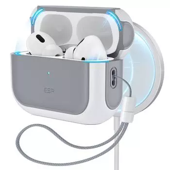 Чехол ESR AirPods Pro2 AirPods Pro 2-го поколения с кабелем HaloLock MagSafe, противоударным гибридным защитным чехлом AirPods Pro 2