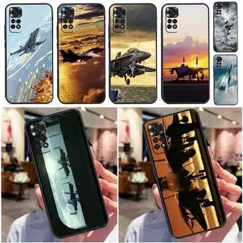 Чехол F14 Tomcat Fighter для Redmi Note 12 Pro 8 9 10 11 Pro Note 9S 10S 11S 8T Redmi 10 9A 9C 10A 10C чехол Redmi Note 10S