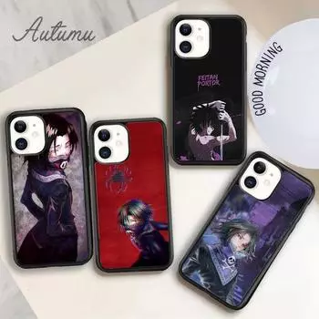 Чехол Feitan Hunter x Hunter для телефона iPhone 11 12 13 14 Pro Max mini X XR XS SE 2020 5 6S 7 8 Plus Samsung Galaxy S21 S22 iPhone 6plus