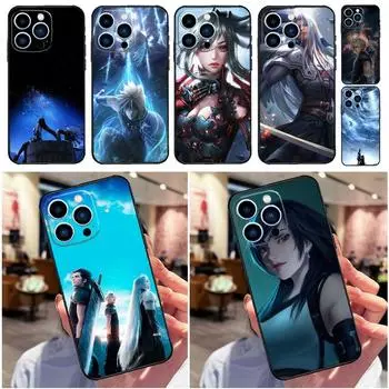 Чехол Final Fantasy для iPhone 11, 13, 12 Mini 14 Pro Max XS X XR SE 2020 2022 6 7 8 Plus, мягкая задняя крышка iPhone XR