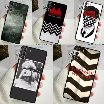 Чехол Fire Walk With Me Twin Peaks для Samsung Galaxy S24 S23 S22 Ultra Note 10 Plus Note 20 S9 S10 S20 S21 FE, задняя крышка Galaxy S20 Plus