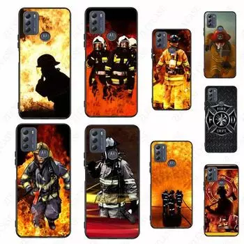 Чехол Firefighter Heroes Fireman для Motorola Moto EDGE 20pro EDGE 20lite E6 E7, чехол GSTYLUS GPLAY GPOWER G5GPLUS G30 G100 Coque MOTO E6