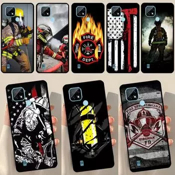 Чехол Firefighter Heroes Fireman для Realme GT Neo 2 3 Master 8i 9i 8 9 Pro Plus C35 для OnePlus 9 10 Pro 9R 10R Nord2 OnePlus 9