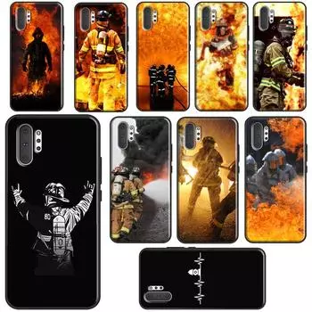 Чехол Firefighter Heroes Fireman для Samsung Galaxy S21 S20 FE S22 Ultra S8 S9 S10 e Note 10 Plus Note 20 Ultra Coque Galaxy S8