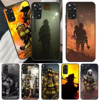 Чехол Firefighter Heroes Fireman для Xiaomi Redmi Note 10 8 9 11 Pro 8T 9S 10S 11S Redmi 10C 9C 9A 9T K50 K40 Gaming Redmi 10