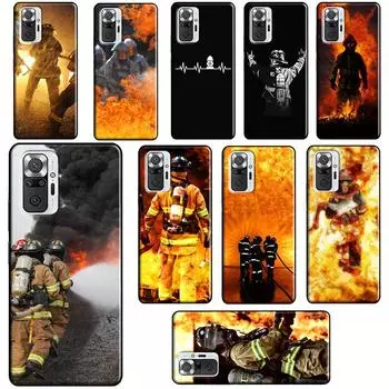 Чехол Firefighter Heroes Fireman для Xiaomi Redmi 10 9 9T 9A 9C, чехол для Redmi Note 11 Pro 7 8 9 10 Pro 10S 11S Redmi Note 8T