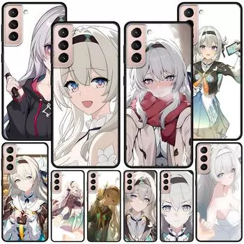 Чехол Firefly Honkai Star Rail для Samsung Galaxy S23 S21 S22 S20 FE S9 S10 S24 Ultra S10e S9 Plus, мягкий черный чехол для телефона из ТПУ Samsung S9