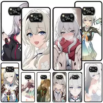 Чехол Firefly Honkai Star Rail для Xiaomi Poco M5s X3 NFC X5 F3 M4 M3 Pro, черный силиконовый мягкий чехол для телефона Xiaomi Poco M3