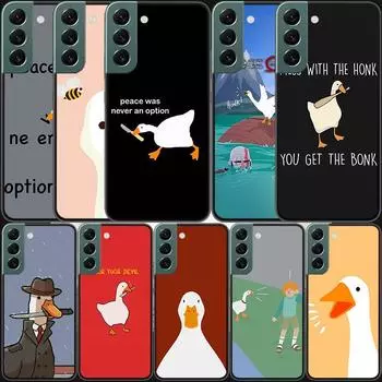 Чехол Flying Duck для телефона Samsung Galaxy S20 FE S21 Plus S22 S23 S24 Ultra S10 S10E S9 S8 S7 Edge, силиконовый мягкий чехол Fun Samsung S20