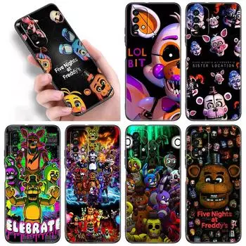Чехол Fnaf Animatronics для телефона Xiaomi Redmi Note 10 9 Pro Max 10S 10T 9A 9C 9S 9T 8A 8T 8 7 Pro, мягкий черный чехол из ТПУ Redmi 9C