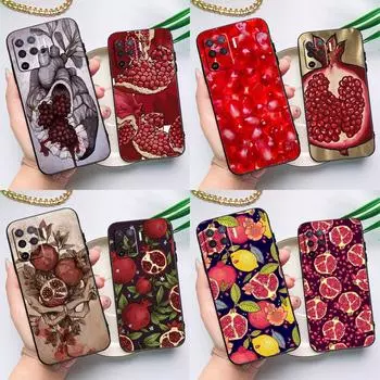 Чехол Food Fruit Red Pomegranate для OPPO A54 A74 A94 A52 A72 A83 A91 A93 A15 A16 A5 A9 A31 A53 A53S 2020 Задняя крышка OPPO A15
