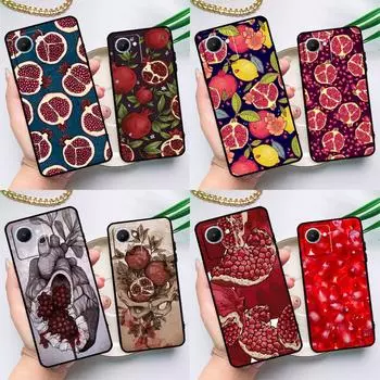 Чехол Food Fruit Red Pomegranate для Realme C55 C33 C31 C35 C30 C11 C15 C25s C21Y GT Neo 5 3T 2T 8 9 10 11 Pro Plus Realme C11 2021