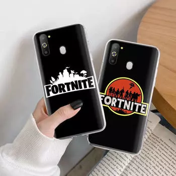Чехол Fortnite TPU для iPhone XR 7 8 14 15 11 12 13 X XS Pro Max Xiaomi Redmi 13C Note 9 Samsung A22 S23 S24 Ultra Plus VIVO Redmi 10 аэро