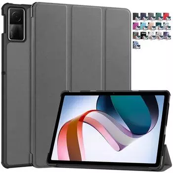 Чехол Funda для Xiaomi Redmi Pad SE 11 дюймов 2023 года, магнитный чехол-книжка для Redmi Red Mi Pad SE Mi Pad 5 6, чехол для планшета Mi Pad 5 11 inch чёрный