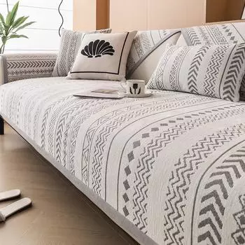 Чехол Funda Sofa Mats Winter Chenille Living Home Нескользящий этнический стиль Диван Подушка Чехол для дивана 70X70