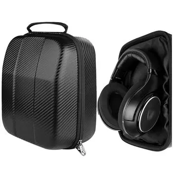 Чехол Geekria Case Shield для наушников, совместимый с жестким чехлом, дорожный жесткий чехол, совместимый с Sennheiser Arker Game AKG Sony Sony Z7 Storage Pouch чёрный