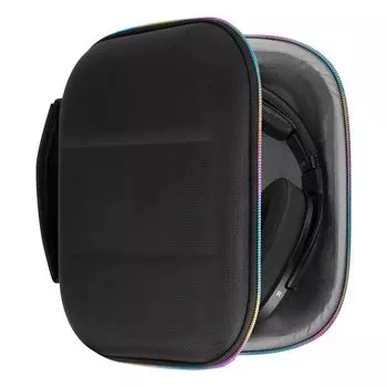 Чехол Geekria Case Shield для наушников, совместимый с жестким чехлом, дорожный жесткий чехол, совместимый с Sennheiser HD HD HD 598CS с чехлом для хранения 660s, чёрный