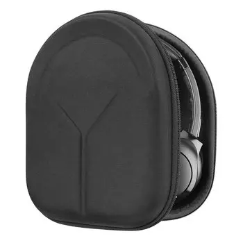 Чехол Geekria Case Shield для наушников, совместимый с жестким чехлом, дорожный жесткий чехол Anker, совместимый с Anker Soundcores Life Life Space Q45 с хранилищем чёрный