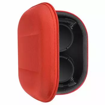 Чехол Geekria Shield, совместимый с Sony, SONY ZX300, XB200, ZX102DPV, Sennheiser, HD219, HD229, чехол для наушников, сумка для переноски наушников MDR-ZX100 и т. д. красный