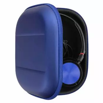 Чехол Geekria, совместимый с Sony SONY Sennheiser Чехол для наушников Сумка-чехол для наушников MDR-ZX330BT, MDR-ZX310AP, MDR-ZX310, MDR-ZX300, синий
