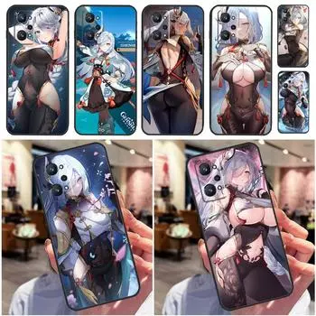 Чехол Genshin Anime Shenhe для Realme GT Master GT Neo 2 3 3T C11 C15 C25 C21Y C30 C31 C35 8i 8 9 10 Pro Plus Realme C21