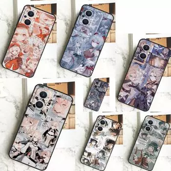 Чехол Genshin Impact Aesthetics для OPPO Reno 5 Lite 4 6 7 8 10 Pro 11 F 4Z 5Z 8T OPPO Find X2 X3 Lite X5 X6 Pro Cover OPPO Find X3 Neo