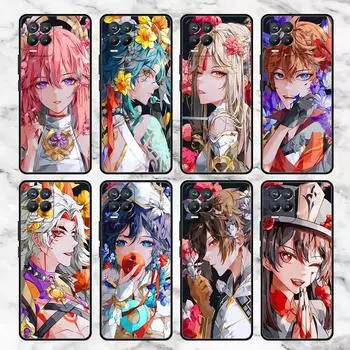 Чехол Genshin Impact для Realme 8 C21y GT Neo 2 3 8i C21 7 C11 6 C12 C35 C3 GT 9 Pro C12, силиконовый чехол из ТПУ для телефона Realme 8i