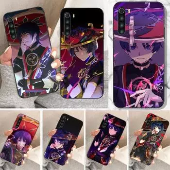 Чехол Genshin Impact для телефона Xiaomi Redmi Note 11 10 9T 8 7 Pro Redmi 10 9 9A 9C 8 7 6, мягкий черный чехол для телефона Redmi Note11-11S 4G
