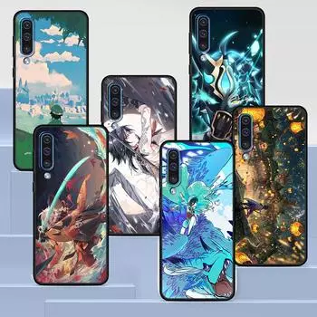 Чехол Genshin Impact Game для Samsung Galaxy A50 A10 A70 A30 A20s A20e A40 A10s A10e A90 5G A30s A60 A20 Силиконовый чехол для телефона Samsung A01