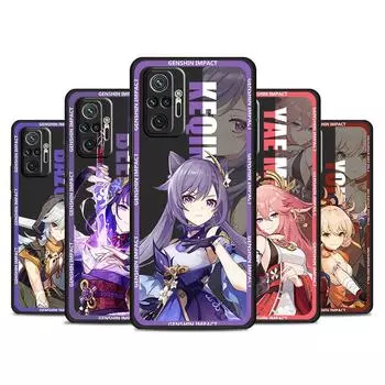Чехол Genshin Impact Game для Xiaomi Redmi Note 11 9S 10 9 8 7 9A 9C 9i K40 8T 10C 9T K50, силиконовый чехол для телефона Redmi Note 11 Pro