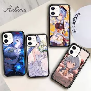 Чехол Genshin Impact GanYu для телефона iPhone 11 12 13 14 Pro Max mini X XR XS SE 2020 6S 7 8 Plus Samsung Galaxy S21 S22 iPhone 6plus