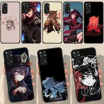 Чехол Genshin Impact Hu Tao для Redmi Note 12 Pro Plus для Redmi Note 10 8 9 11 Pro 12S 11S 10S 9S 9C 10C 12C Redmi Note 9 Pro